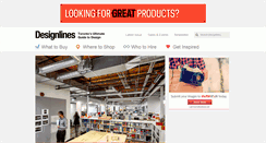 Desktop Screenshot of designlinesmagazine.com
